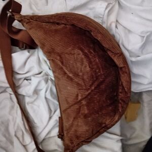 Brown Corduroy Men's Bag